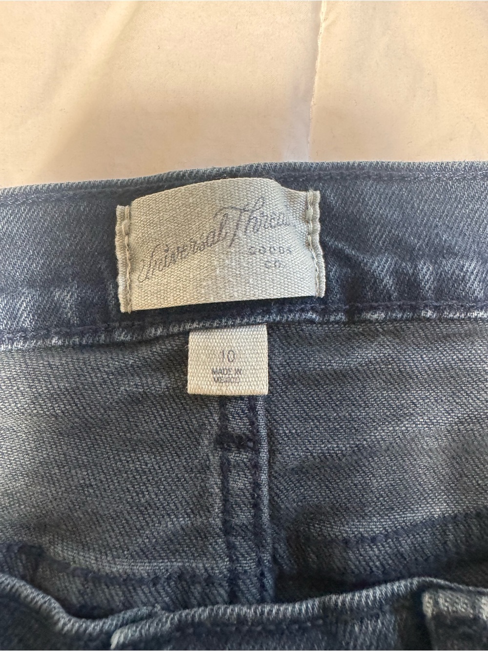 Universal thread Mid Rise Slim Jeans Blue Denim 5Pocket Button Women’s 10 - Picture 4 of 6